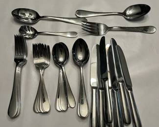 Wallace Flatware Set, Continental Classic Pattern Stainless Serving Pieces