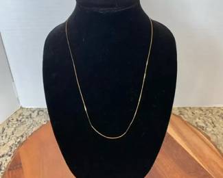 24 Thin Gold Chain