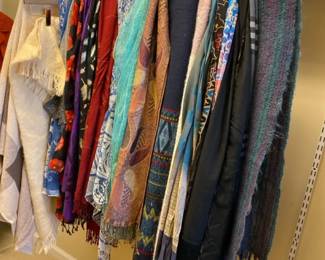 Vintage Scarf And Shawl Lot