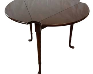 Handkerchief Drop Leaf Side Table, Queen Anne Style