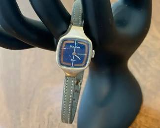 Vintage Dior By Bulova Gold Tone Watch