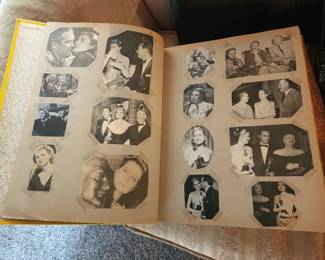 Vintage scrapbook of Grace Kelly & Princess Caroline