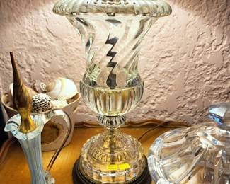 Paul Hanson crystal lamp