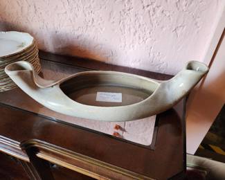Rare c.1940's Russel Wright for Bauer Pottery centerpiece