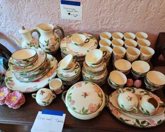 Huge set of Franciscan "Desert Rose" - 93 pieces