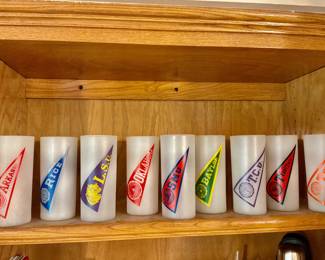 Southwest Conference Frosted Glass Tumblers