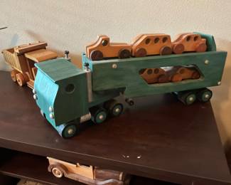Lots of Handmade Children’s Wood Toys 