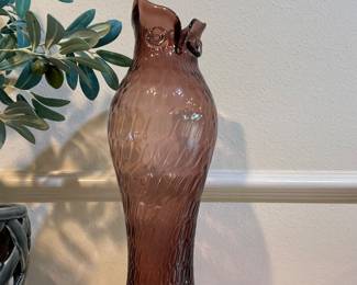 Pair of the Italian glass