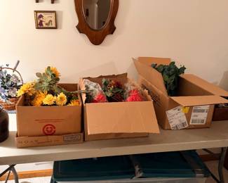 Craft Flowers and Decor Boxes