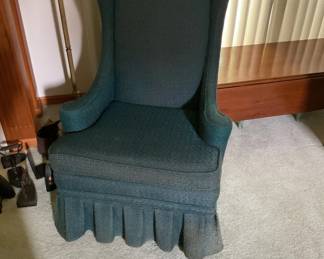 Upholstered High Back Chair