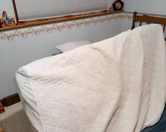 White Quilt and Bedding