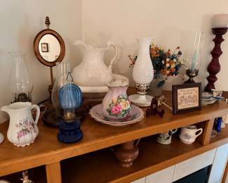 Mantel Decor and Pottery