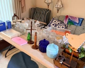 Glassware and Table Decor