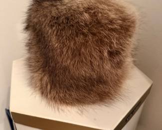 Faux Fur Stool