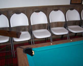 SET OF 6 FOLDING CHAIRS