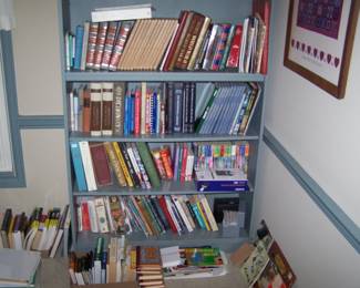 BOOKCASE & BOOKS