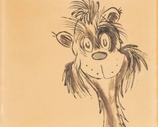 Lot 1053 Dr. Seuss (Theodor Geisel) (American, 1904-1991) Ink and Watercolor on Paper 1964, 'Character Study', H 13" W 10"