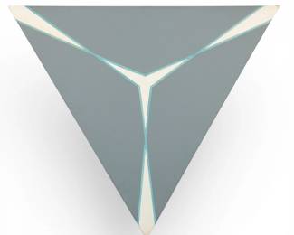 Lot 1056 Edwin Ruda (American, 1922-2014) Acrylic on Canvas, Ca. 1968, 'Dakota', H 31" W 36"