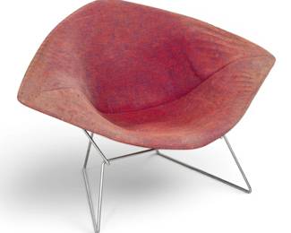 Lot 1011 Eero Saarinen (Finnish-American, 1910-1961) for Knoll Diamond Chair, Ca. 1961-1970, H 28" W 44" Depth 26"