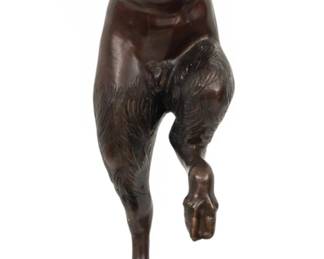 Lot 1134 In the Manner of Claude Michel Clodion (French, 1738-1814) Bronze Sculpture of Pan, 20th C., H 26.5" Dia. 10"