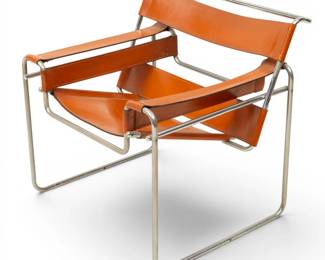 Lot 1017 Wassily Chair H 28.75" W 30.5" Depth 30"