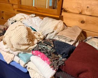 Sweaters, blankets, and knit throws