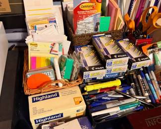 Office and stationery supplies lot