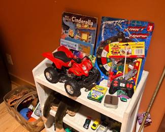 Kids toys including RC truck and games