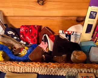 Wallets, clutch purses, and personal accessories