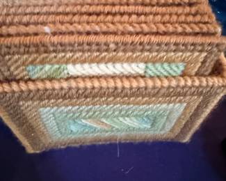 Handmade needlepoint box