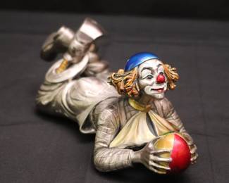 Vintage Mida Argenti Hand Painted With 925 Silver