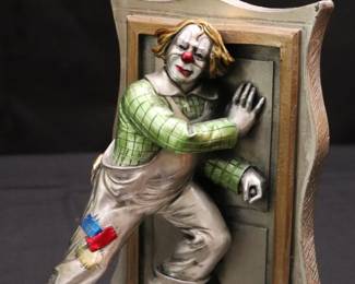 Vintage Mida Argenti Hand Painted With 925 Silver