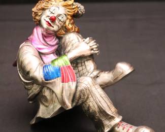 Vintage Mida Argenti Hand Painted With 925 Silver