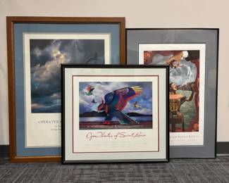 Opera Theatre of Saint Louis 2002,2003,2008 Prints Framed and Matted