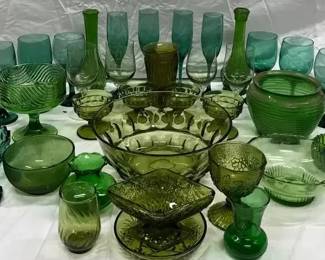 Green Glassware