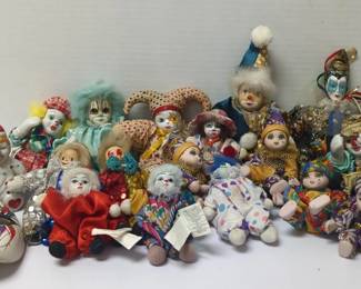 Clowning Around Vintage Clown Figurine Collection