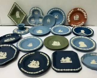Assorted Wedgewood China Plates and Ashtrays
