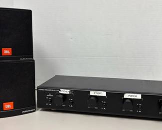 JBL Pro Performers Speakers2, Sima SSWL4EX Speaker Selector