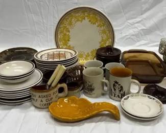 Brown Dishware