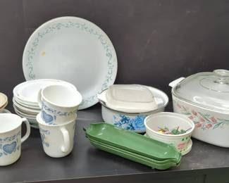 Corelle, Corning Ware and Corn Holders