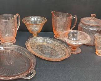 Delicate Pink Depression Glass
