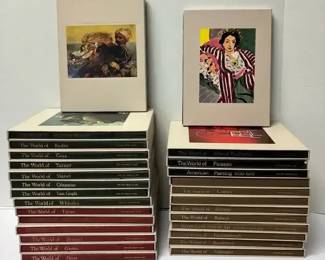 Time Life Library of Art Complete Series, 28 Hardcover Books with Slipcases of Famous Artists