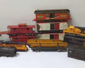 Vintage Metal Trains