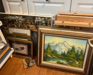 Vintage oil painting.