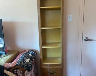 Drexel Tower Bookcase with three drawers. 