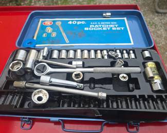 TK 40 piece Ratchet socket set