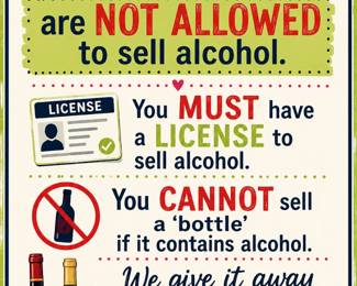 NO SELL ALCOHOL