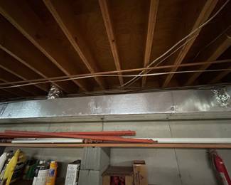 Insulated Ductwork for HVAC System - This insulated ductwork is designed for heating and cooling systems, providing efficient airflow. Ideal for home renovation or HVAC upgrades.