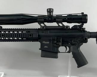Sig Sauer 716 7.62 Nato Rifle SN# 22C003114, Bushnell Elite Tactical 3-12x44 Scope With Box, 6 Total Mags, Sling, Cleaning Kit, Rail Covers, In Sig Tactical Case