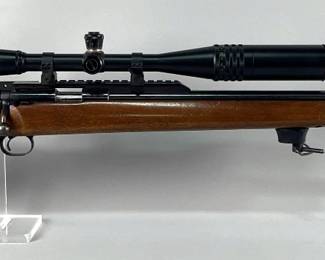 Winchester 52 .22 LR Bolt Action Rifle SN# 111984D, Weaver CT36 Micro-Trac 36x40 Benchrest Scope With Box, In Plano AirGlide Hard Case 